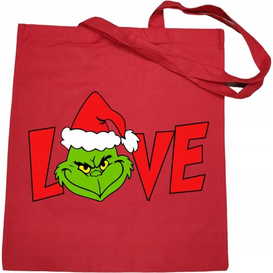 Torba na zakupy nadruk Boże Narodzenie Grinch Love Inna marka