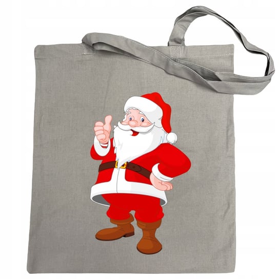 Torba na zakupy nadruk Mikołaj Boże Narodzenie Inna marka