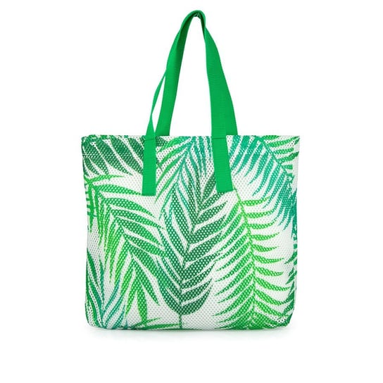 Torba plażowa zielona liście palmy 45×34 cm Bowi