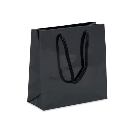 Torba prezentowa, Prestige, czarna, 15x6x15 cm Neopak