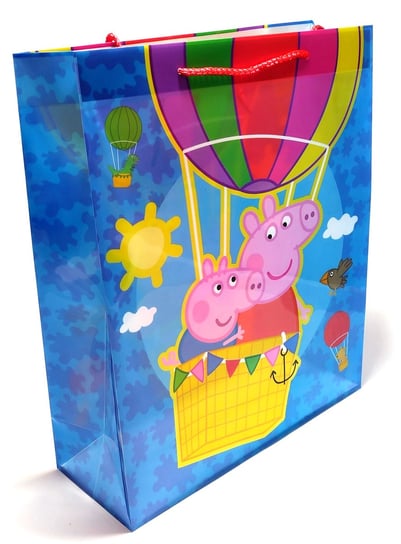 Torba prezentowa Świnka Peppa Balon 39 cm W&O