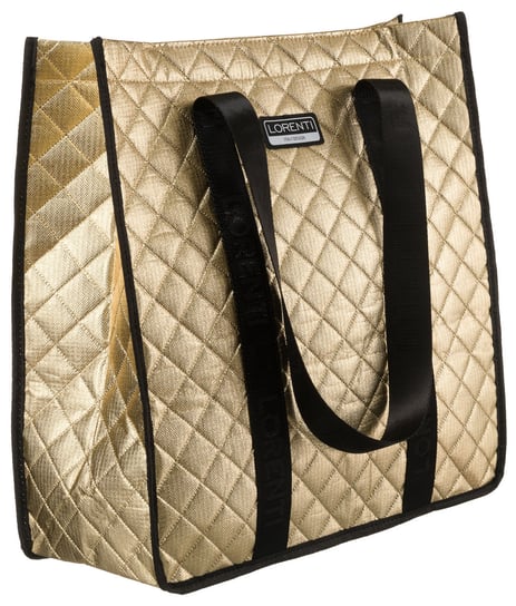 Torba shopper bag torebka na zakupy duża pikowana zakupowa na zamek Lorenti