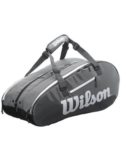 Torba Tenisowa Na Rakiety Wilson Super Tour 3 Comp Bag Black/Grey Wilson