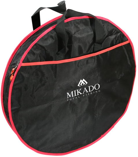 Torba wędkarska Mikado na siatki 1 komorowa - okrągła (63x8cm) (N2016) - Czarno/Czerwony Mikado