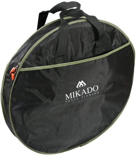 Torba wędkarska Mikado na siatki 1 komorowa - okrągła (63x8cm) (N2016) - Czarno/Zielony Mikado