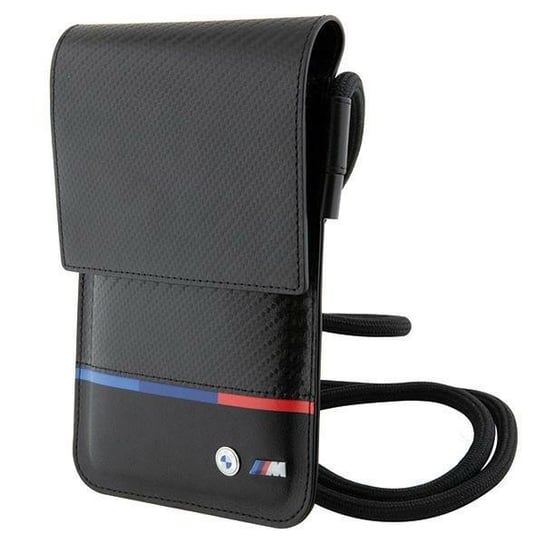 Torebka BMW BMOWBPUCARTCBK Wallet Bag czarny/black Carbon Tricolor Line BMW
