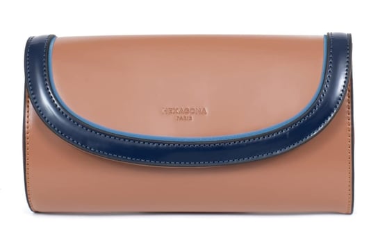 Hexagona POP-Hexagona Paris Schoudertas voor dames, smaragd van nylon, schoudertas, dameshandtas, schoudertas, kleine tas, schoudertas voor dames