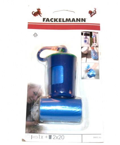 Torebka higieniczna z futerałem dla psa Fackelmann Fackelmann