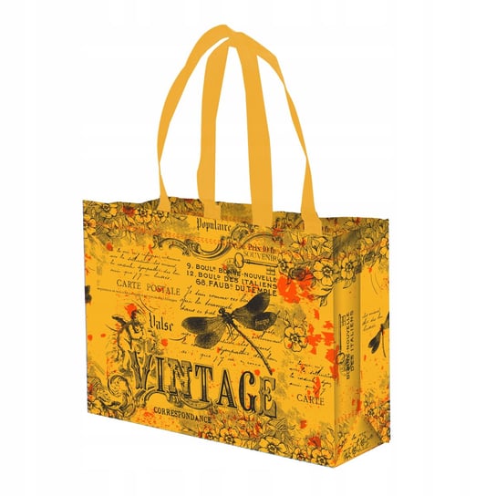 torebka na zakupy TORBA siatka do sklepu POMARAŃCZOWA torebki 34x10x25 mała Torby Pro