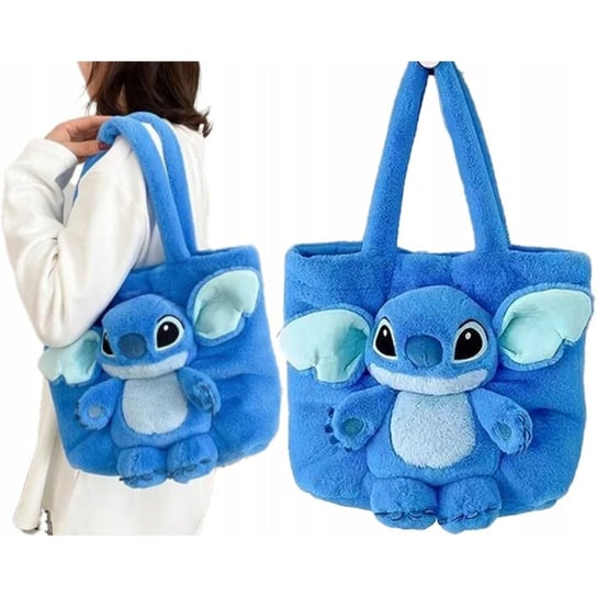 TOREBKA PLUSZAK STICH STITCH MASKOTKA PLUSZOWA TOREBECZKA NA RAMIĘ DZIECI Domiplay