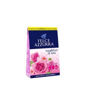 Torebki aromatyczne FELCE AZZURRA Rose&Lotus Flower, 3 szt. Felce Azzurra