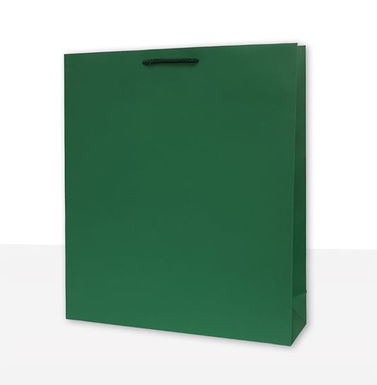 Torebki Prezentowe Jednobarwna T9 Zielona 10 Sztuk Mer Plus