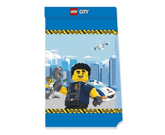 Torebki prezentowe, Lego City, 4 sztuki Procos