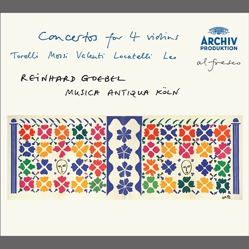 Torelli / Mossi / Valentini / Locatelli / Leo: Concertos for 4 violins Musica Antiqua Köln, Reinhard Goebel