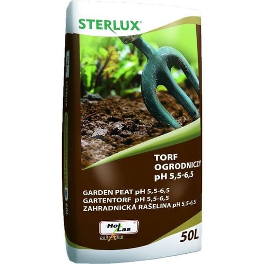 Torf ogrodniczy pH 5,5-6,5 50 L Sterlux AGARIS Psb