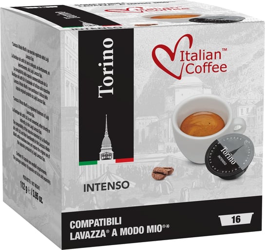 Torino Intenso kapsułki do Lavazza A Modo Mio - 16 kapsułek Italian Coffee