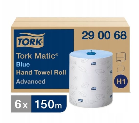 TORK Matic Ręcznik Papierowy w Rolce niebieski 150m 290068 Tork