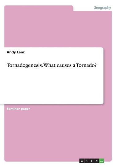 Tornadogenesis. What causes a Tornado? Lenz Andy