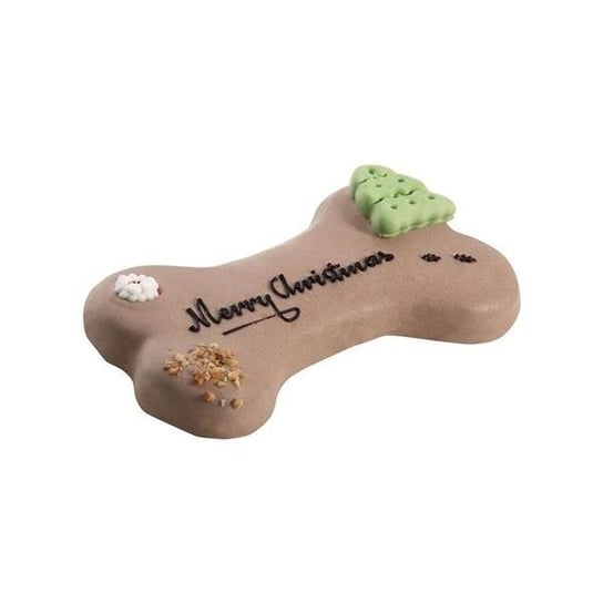 Tort dla psa LOLOPETS Merry Christmas, orzechowo - czekoladowy Lolo pets