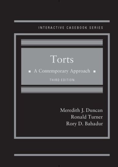 Torts, A Contemporary Approach - CasebookPlus Opracowanie zbiorowe