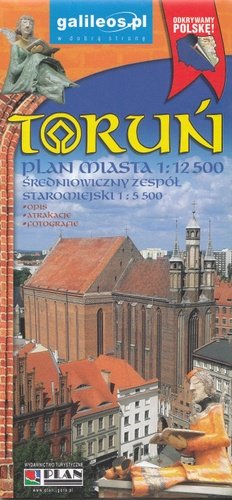 Toruń. Mapa 1:12 500 Wydawnictwo Turystyczne Plan