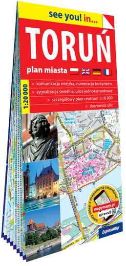 Toruń papierowy. Plan miasta 1:20 000 Opracowanie zbiorowe
