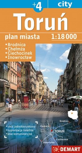 Toruń. Plan miasta 1: 18 000 Opracowanie zbiorowe
