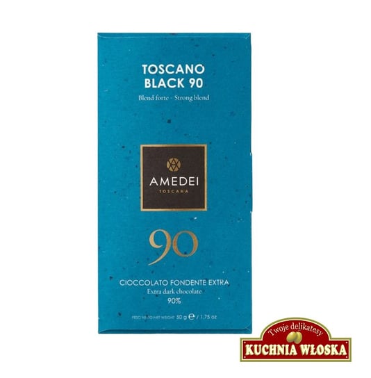 Toscano Black 90 - ciemna czekolada 90% 50g / Amedei Inna marka