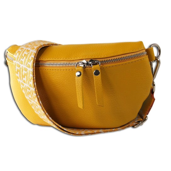 Toscanto Crossbody Bags torebka na pasek biała, różnokolorowa skóra OTT807BY Toscanto