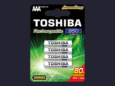Toshiba, Akumulator ready to use TNH-6GAE BP-4C AA  2600mAh Blister, 4 szt. Toshiba