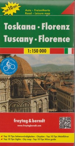 Toskania, Florencja. Mapa 1:150 000 Opracowanie zbiorowe