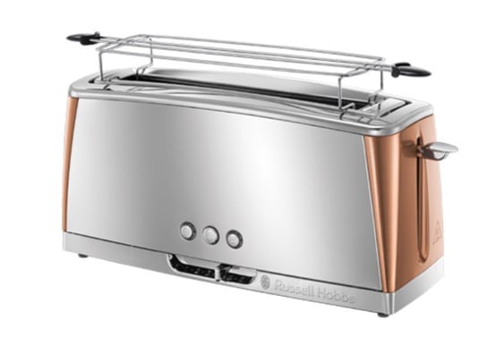 Toster RUSSELL HOBBS Luna Copper Accents Long Slot Russell Hobbs