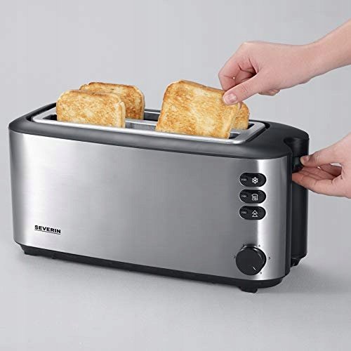 Toster Severin Toster AT 2509 stal szlachetna srebrny/szary 1400 W Severin