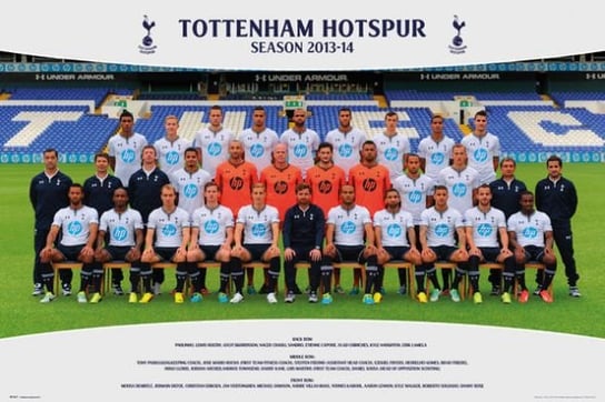 Tottenham Hotspur zdjęcie drużynowe 13/14 - plakat 91,5x61 cm Tottenham Hotspur FC