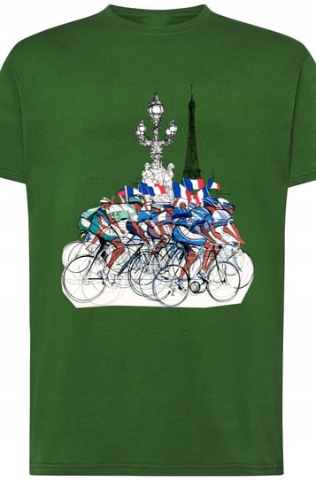 Tour De France Paryż T-Shirt Kolarstwo r.M Inna marka