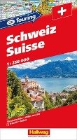 Touring Atlas Schweiz 1 : 250 000 Hallwag Karten Verlag, Hallwag