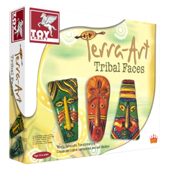 Toy Kraft, zestaw kreatywny Udekoruj plemienne maski Toy Kraft