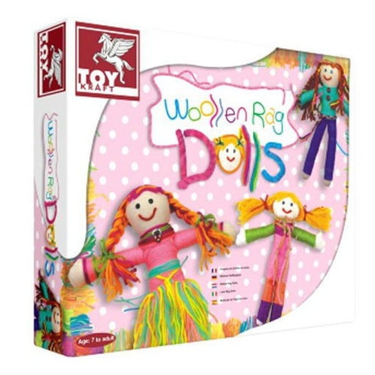 Toy Kraft, zestaw kreatywny Wełniane lalki Toy Kraft
