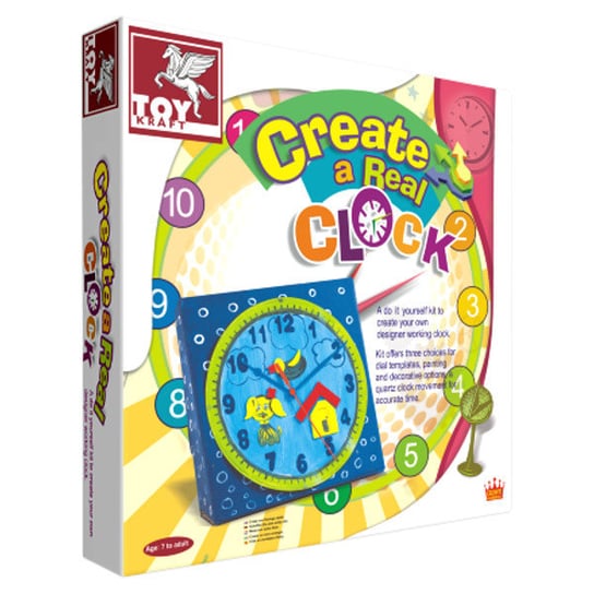 Toy Kraft, zestaw kreatywny Zbuduj własny zegar Toy Kraft