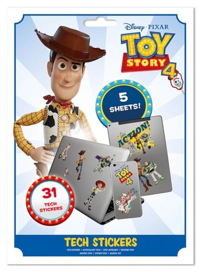 Toy Story Characters - naklejki na laptopa 18x24 cm Toy Story