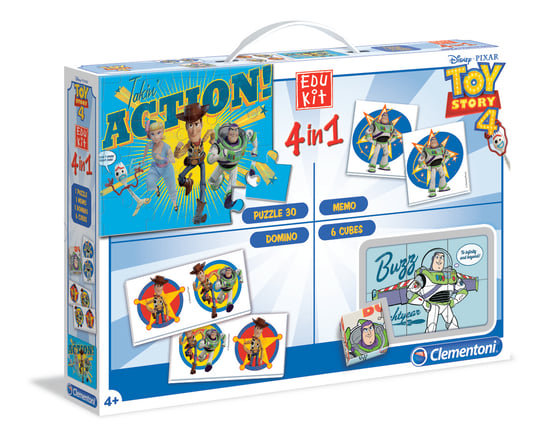 Toy Story Edu Kit 4w1, gry logiczne, Clementoni Clementoni