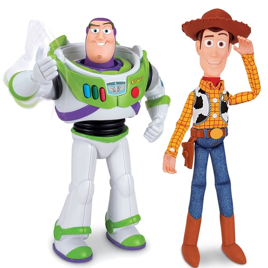 Toy Story, figurki Buzz Astral i Chudy, 64129 THINKWAY TOYS