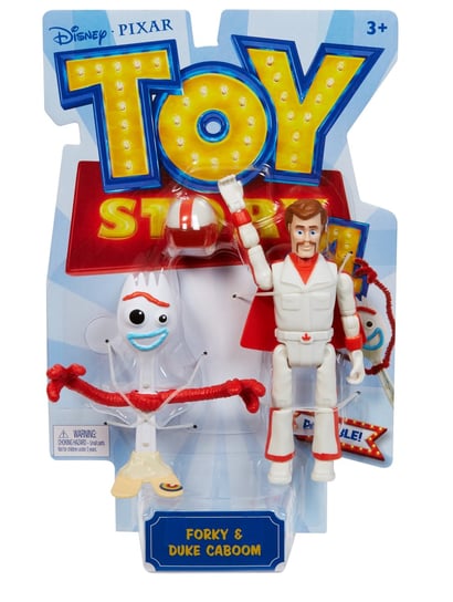 Toy Story, figurki Forky i Duke Caboom, GDP71 Mattel