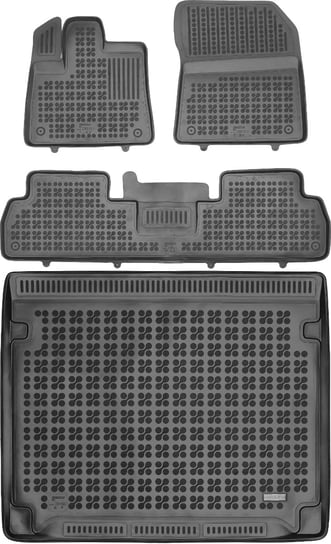 Toyota Proace City Verso  Van od 2020r. Bagażnik REZAW 231160 + Dywaniki REZAW 200526 Rezaw-Plast