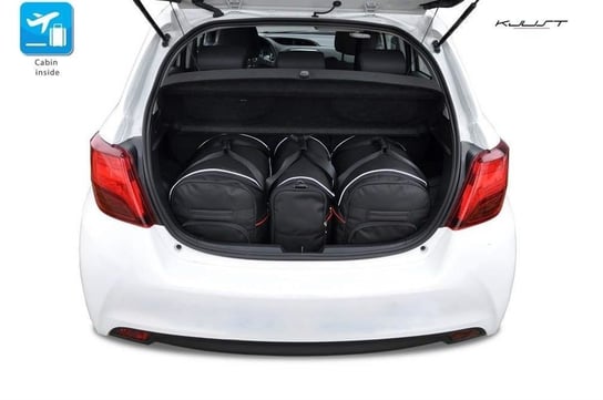 TOYOTA YARIS 2011-2020 TORBY DO BAGAŻNIKA 3 SZT KJUST