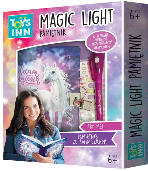 ToysInn, Pamiętnik ze światełkami Magic Light Unicorn toys inn