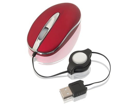 Tracer Mysz Apur red TRM-125 (TRM-SO25) mini zw USB Tracer