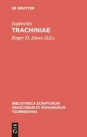 Trachiniae Sophocles