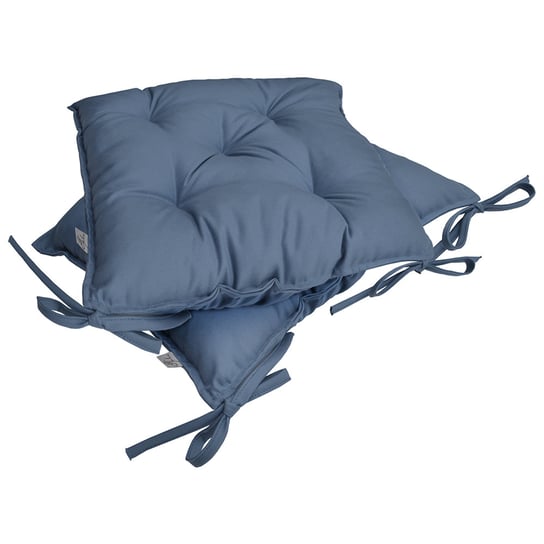 Trade Home, Poduszka na krzeslo 40 x 40 cm , Grey-blue textile4home