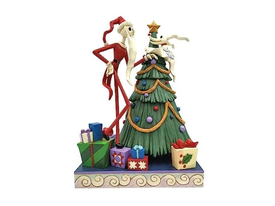 Tradycje Disneya Enesco Koszmar przed świętami Mikołaj i Zero z drzewem 10.8 Rysunek Inna marka